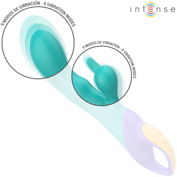 INTENSE - FRED VIBRADOR RABBIT AZUL - Imagen 3