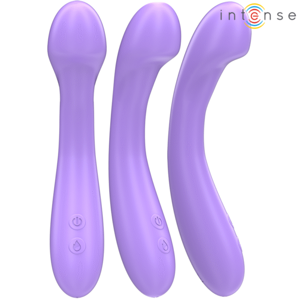 INTENSE - BECKY VIBRADOR 19 CM CALENTABLE 7 VIBRACIONES MORADO - Imagen 2