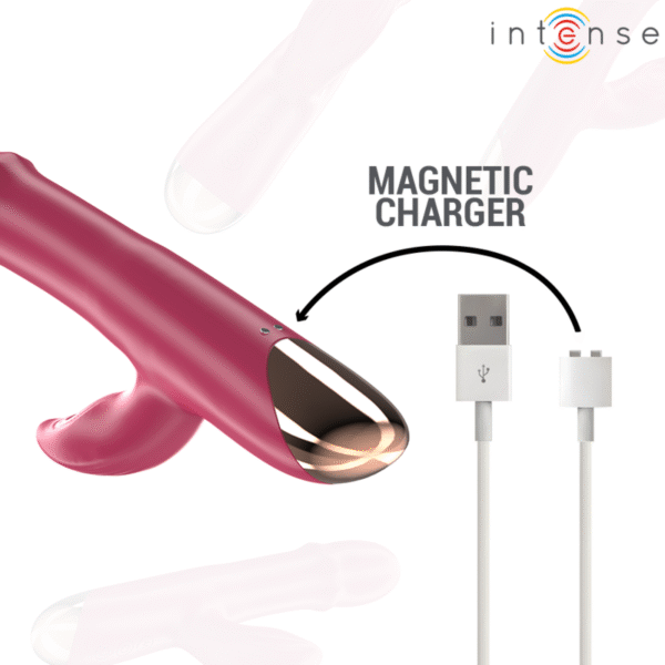 INTENSE - CHLOE VIBRADOR MULTIFUNCIÓN 3 EN 1 ROJO - Imagen 6
