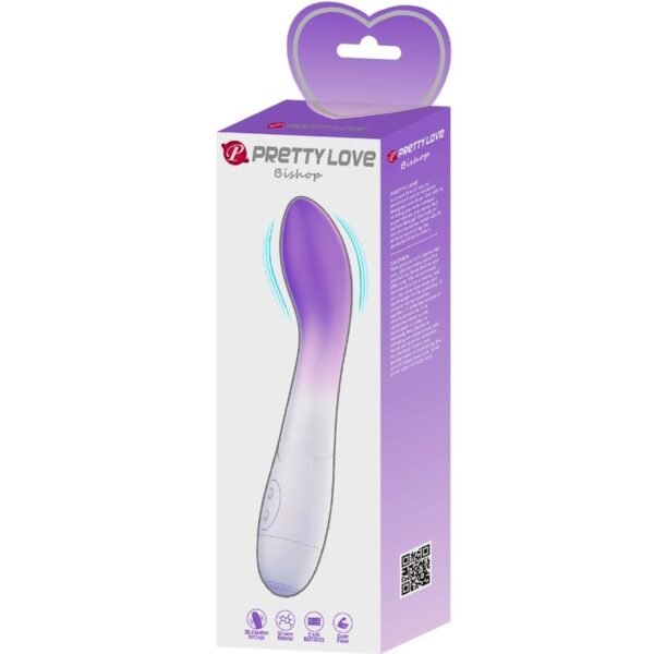 PRETTY LOVE - BISHOP VIBRADOR PUNTO G 30 VIBRACIONES MORADO - Imagen 6