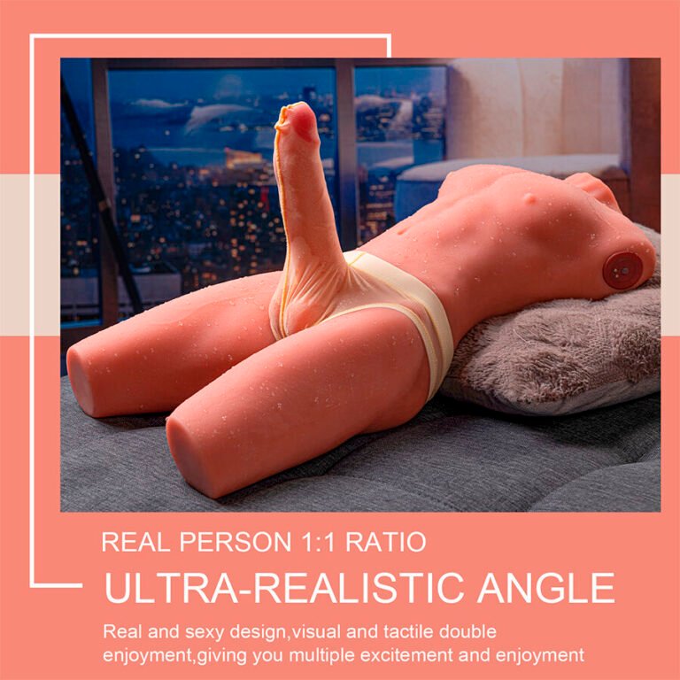 XISE - JASON HALF BODY TORSO REALÍSTICO MASCULINO CON THRUSTING Y VIBRACIÓN 55 CM - Imagen 16
