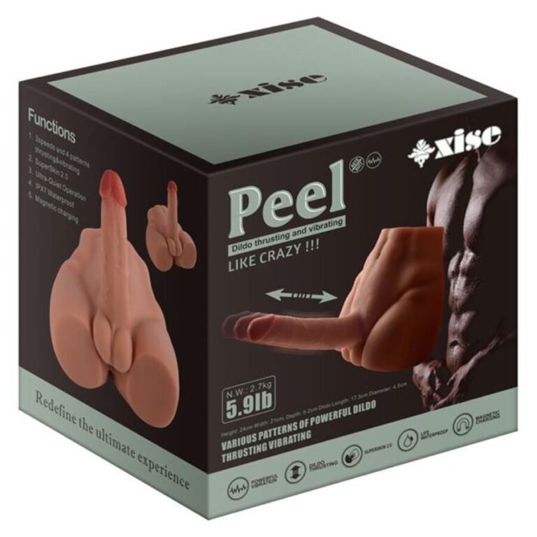 XISE - PEEL DILDO ASS MASTURBADOR DILDO REALÍSTICO POSICIÓN FRONTAL CON THRUSTING 17,5 CM - Imagen 12