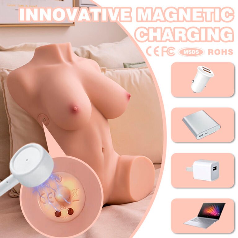 XISE - DANIA THRUSTING TORSO REALÍSTICO CON VIBRACIÓN FEMENINO 52 CM - Imagen 8