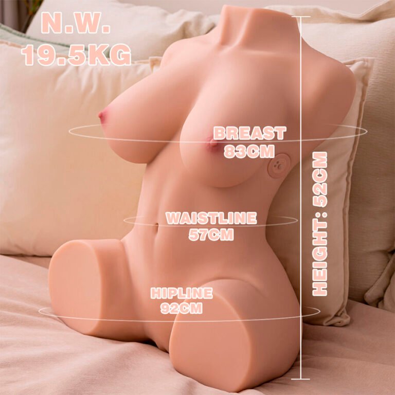 XISE - DANIA THRUSTING TORSO REALÍSTICO CON VIBRACIÓN FEMENINO 52 CM - Imagen 12