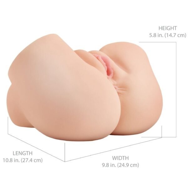 PDX ELITE - BACK THAT ASS UP MASTURBADOR VAGINA Y ANO REALÍSTICO CON VIBRACIÓN - Imagen 5