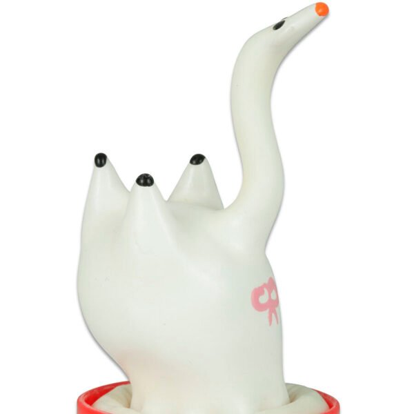 CONDOMERIE - PRESERVATIVO DECORATIVO PINTADO A MANO CISNE - Imagen 3