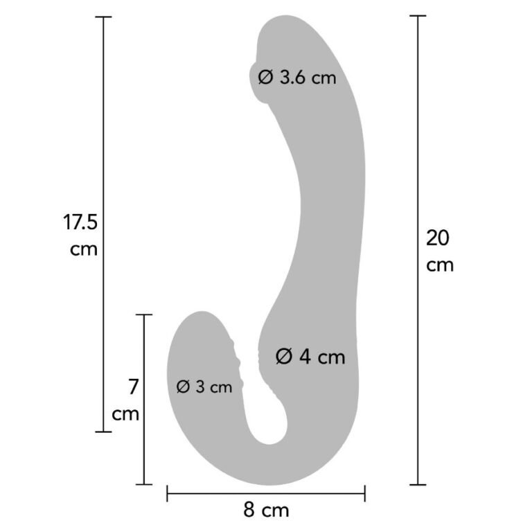 XOCOON - STRAPLESS STRAP-ON VIBRADOR 2 EN 1 CON CONTROL REMOTO MORADO - Imagen 15
