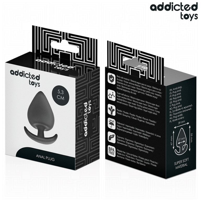 ADDICTED TOYS - PLUG ANAL SILICONA TALLA S 5,3 CM - Imagen 7