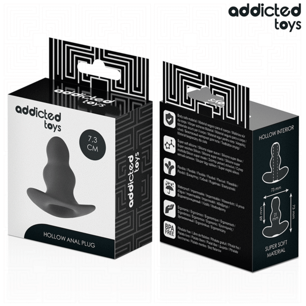 ADDICTED TOYS - PLUG ANAL HUECO SILICONA TALLA S 7,3 CM - Imagen 7