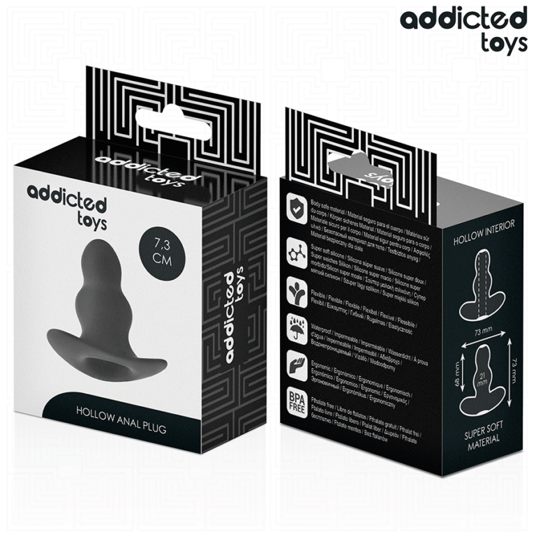 ADDICTED TOYS - PLUG ANAL HUECO SILICONA TALLA S 7,3 CM - Imagen 7