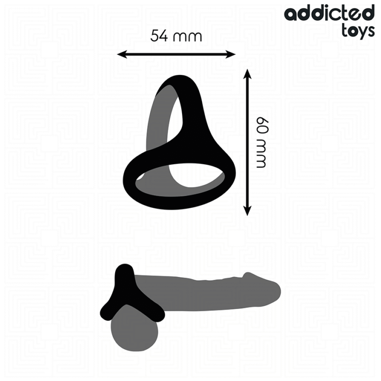 ADDICTED TOYS - ANILLO TRIPLE GRUESO PARA EL PENE - Imagen 4