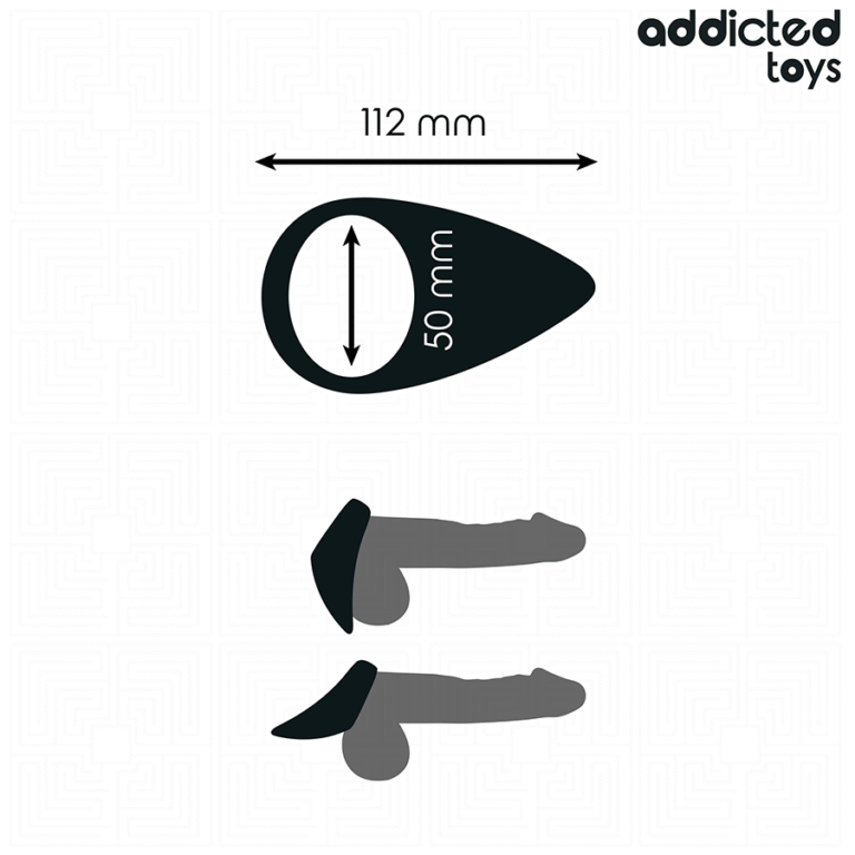 ADDICTED TOYS - ANILLO CON FORMA DE LÁGRIMA PARA EL PENE - Imagen 4