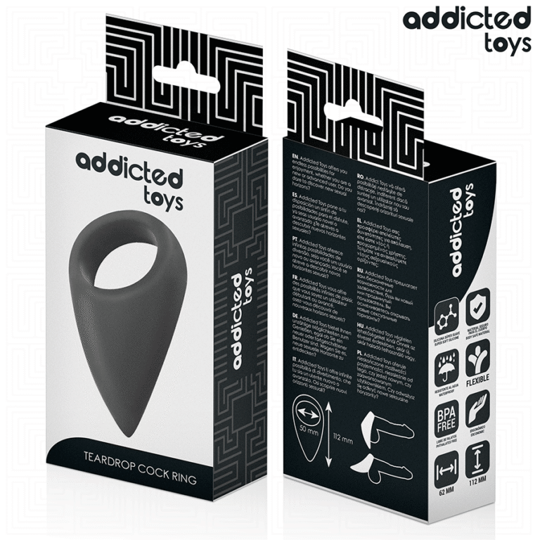 ADDICTED TOYS - ANILLO CON FORMA DE LÁGRIMA PARA EL PENE - Imagen 7