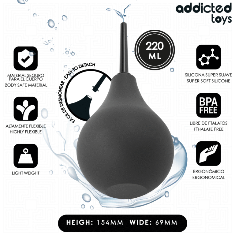 ADDICTED TOYS - LIMPIADOR ANAL DE VIAJE TALLA L 220 ML - Imagen 2