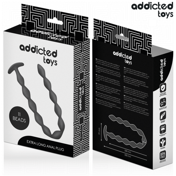 ADDICTED TOYS - ROSARIO ANAL 27 CM EXTRA LARGO SILICONA - Imagen 6