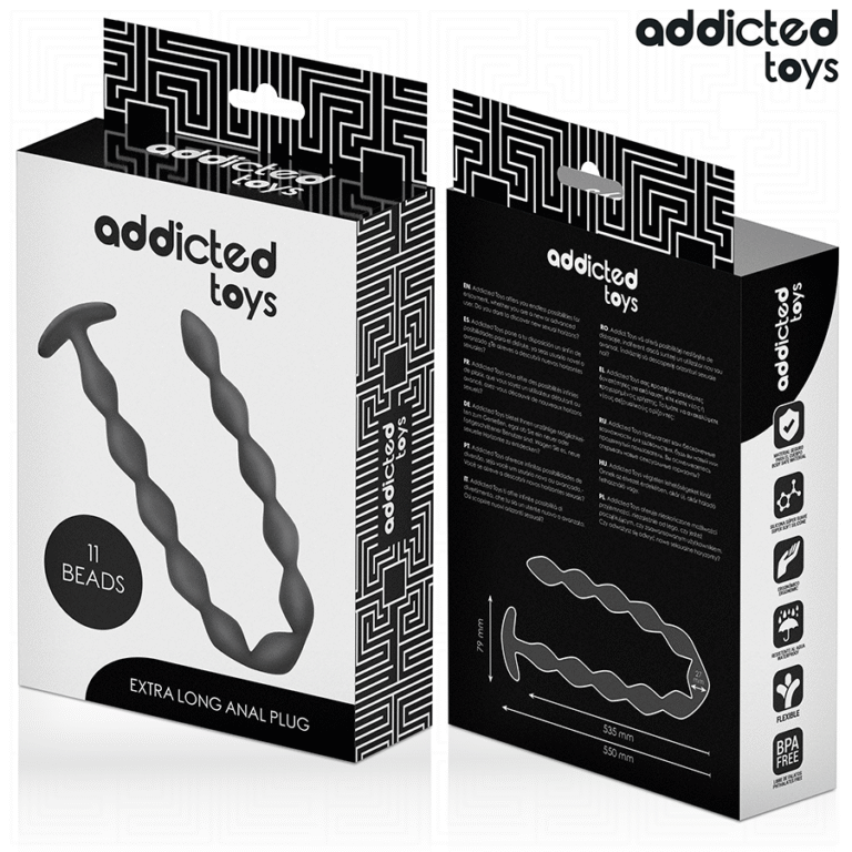 ADDICTED TOYS - ROSARIO ANAL 27 CM EXTRA LARGO SILICONA - Imagen 6