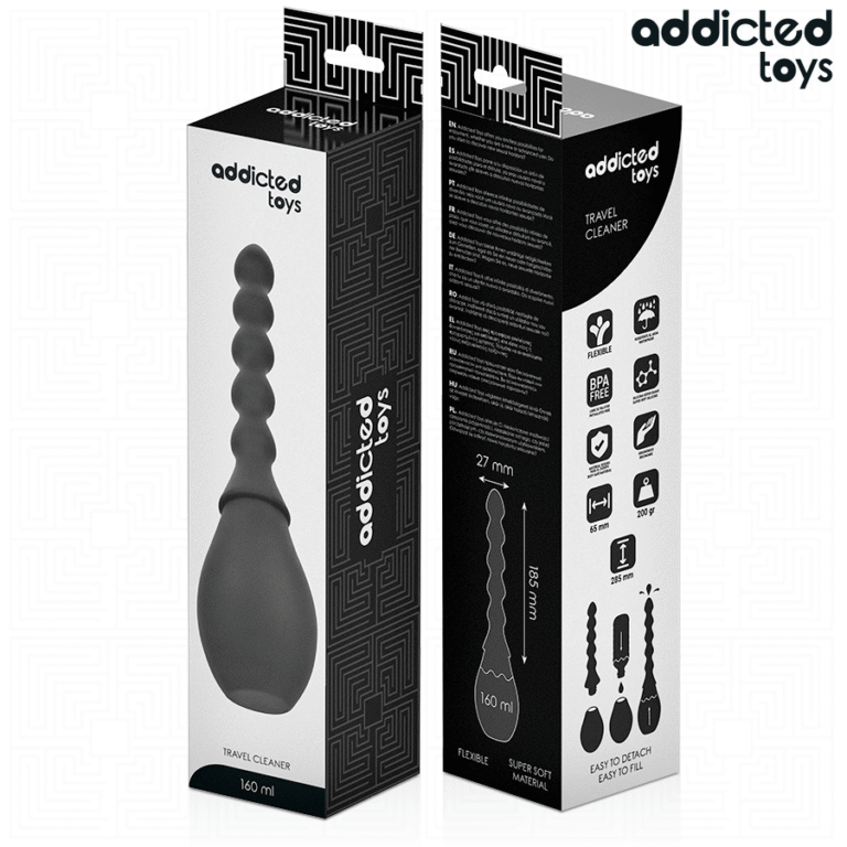 ADDICTED TOYS - LIMPIADOR DE VIAJE SILICONA MODELO 2 - Imagen 7