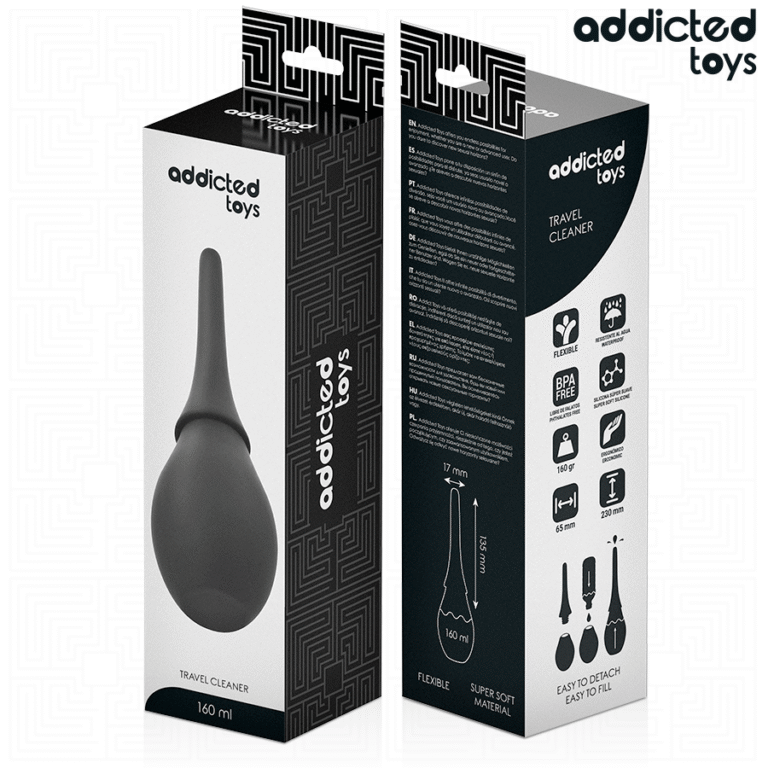 ADDICTED TOYS - LIMPIADOR DE VIAJE SILICONA MODELO 3 - Imagen 7