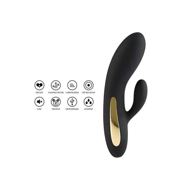 TOYJOY - LUZ SPPLENDOR VIBRADOR RABBIT NEGRO - Imagen 2