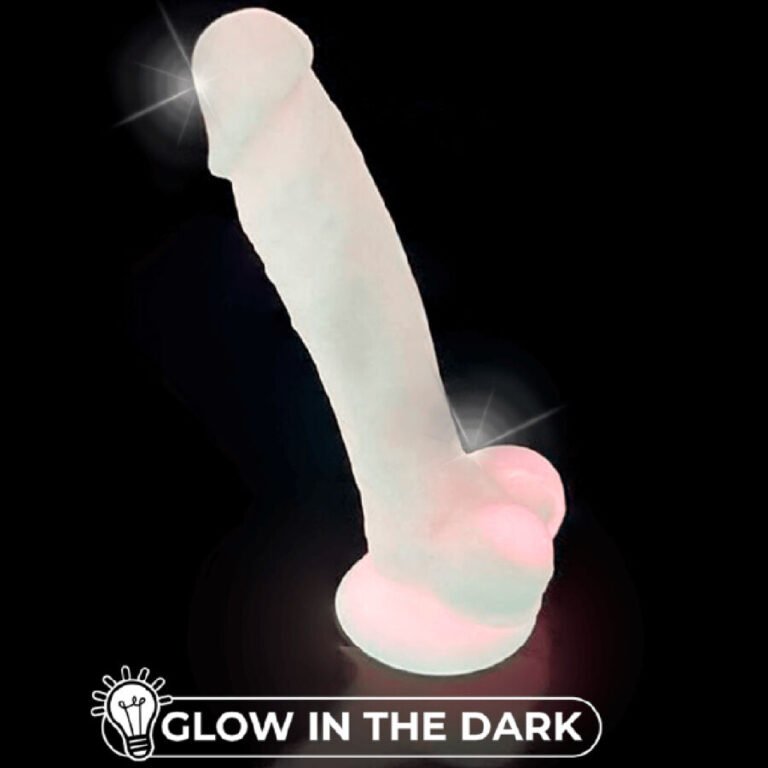 SILEXD - PENE REALÍSTICO MODELO 7 ROSA BRILLO EN LA OSCURIDAD - Imagen 6
