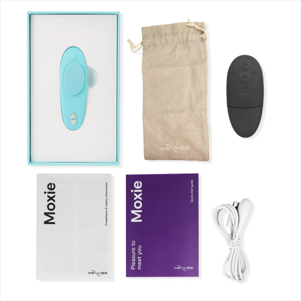 WE-VIBE - MOXIE + VIBRADOR CLÍTORIS AQUA - Imagen 6