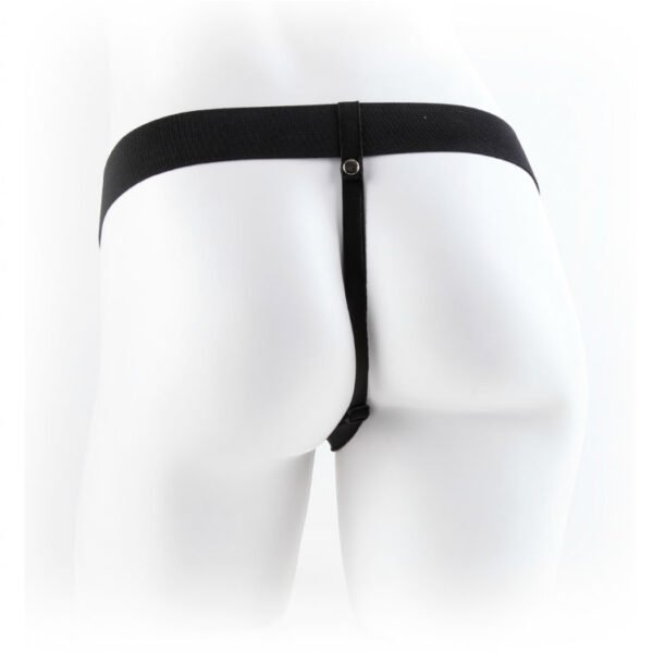 FETISH FANTASY SERIES - 9 ARNÉS CON TESTÍCULOS HUECO MAN 22.9 CM MARRÓN