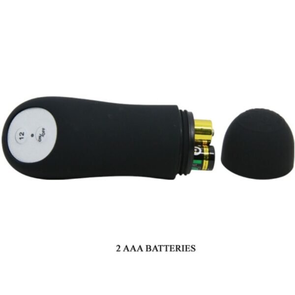 PRETTY LOVE - PLUG ANAL SILICONA ESTIMULACIÓN EXTRA Y 12 MODOS VIBRACIÓN NEGRO CONTROL REMOTO - Imagen 7