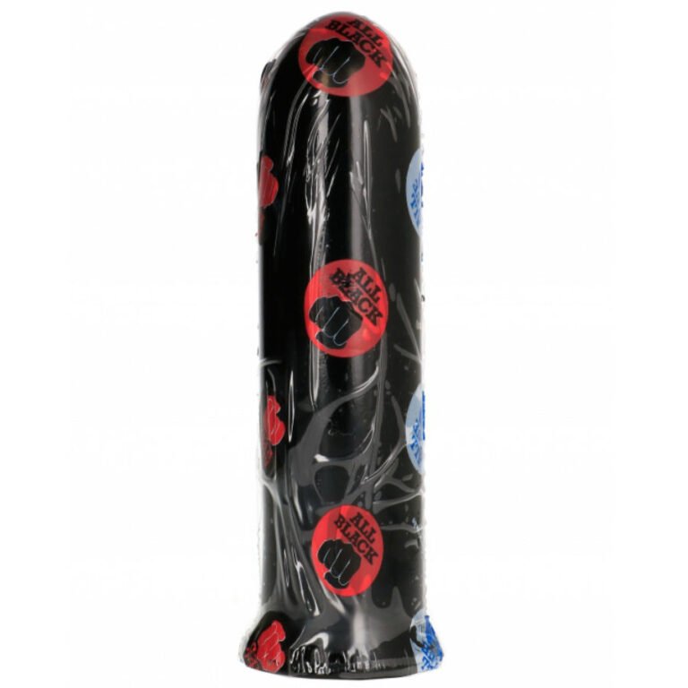 ALL BLACK - DILDO NEGRO 19 CM - Imagen 3