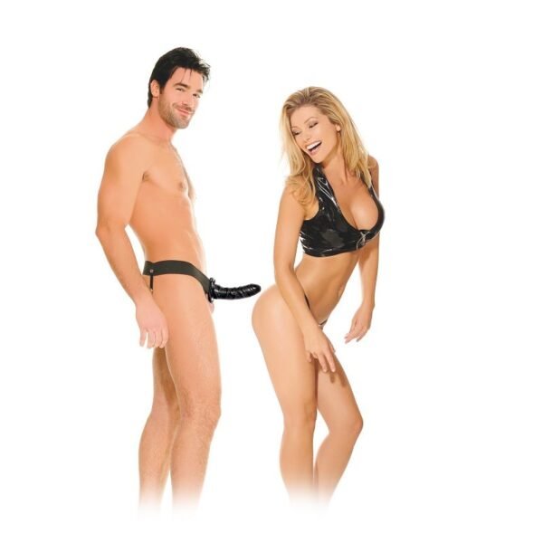 FETISH FANTASY SERIES - ARNÉS HUECO AJUSTABLE NEGRO 15 CM - Imagen 2