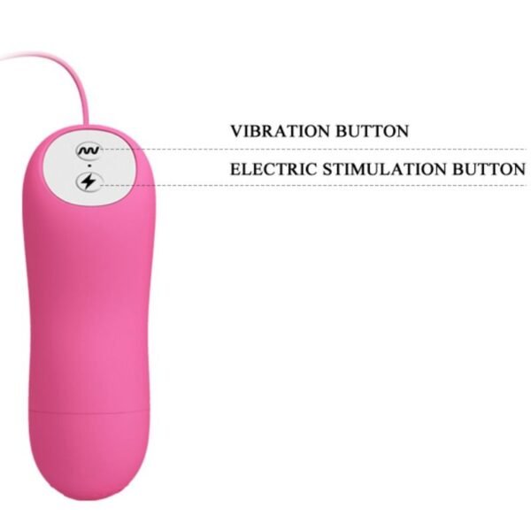 BAILE - ROMANTIC WAVE PIZAS CON VIBRACIÓN Y ELECTROSHOCK FUCSIA - Imagen 6