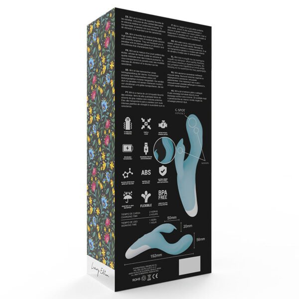MIA - DRESDE VIBRADOR AZUL TURQUESA - Imagen 7
