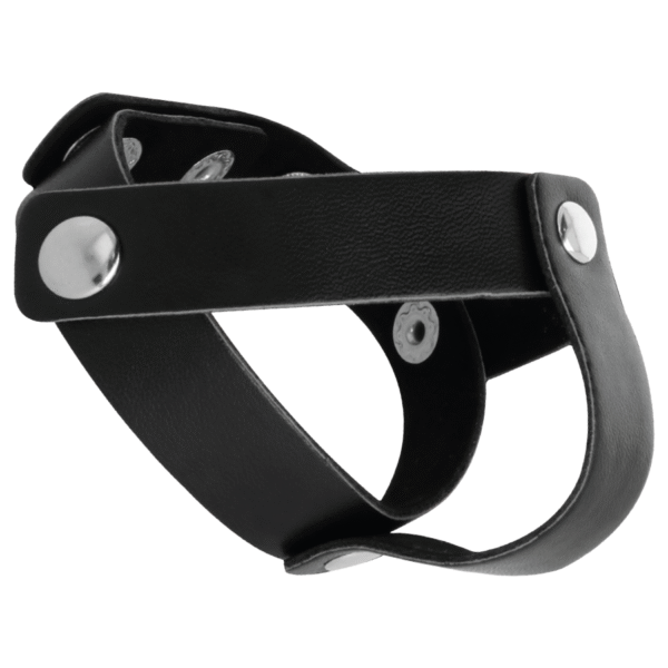 DARKNESS - ANILLO DE PIEL PARA PENE Y TESTÍCULOS - Imagen 2