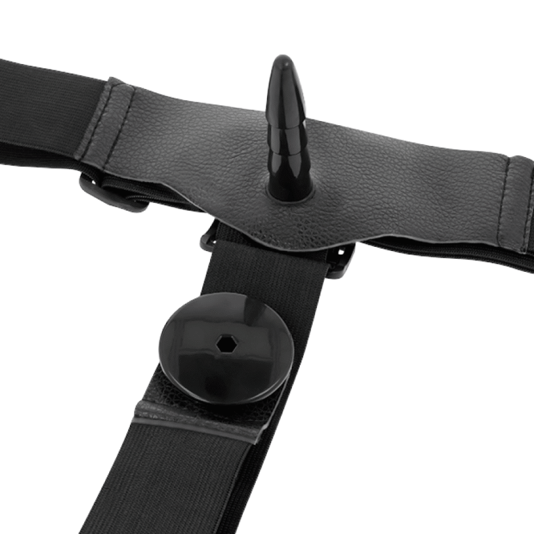 HARNESS ATTRACTION - HARRIS DOBLE PENETRACIÓN CON VIBRACIÓN 18 CM -O- 3.5 CM - Imagen 5
