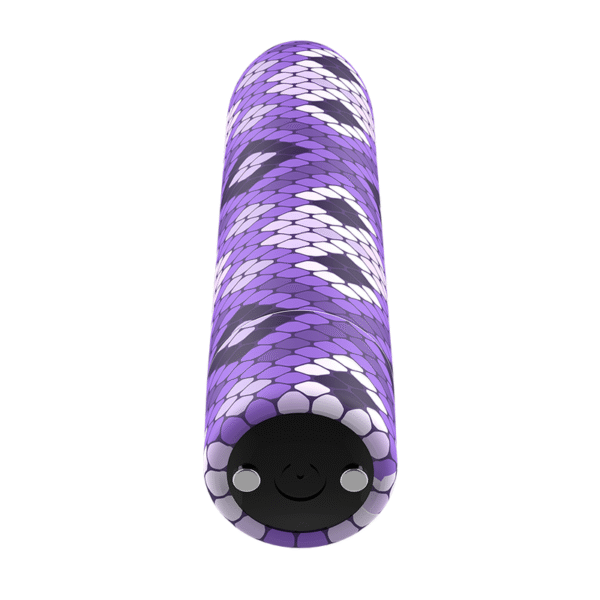CUSTOM BULLETS - BALA RECARGABLE SNAKE LILA 10 INTENSIDADES - Imagen 3