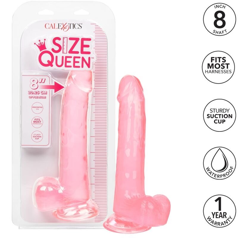 CALEXOTICS - SIZE QUEEN DILDO PINK 20.3 CM - Imagen 2