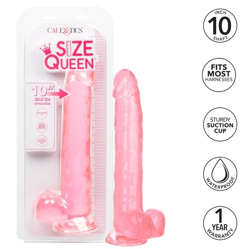 CALEXOTICS - SIZE QUEEN DILDO PINK 25.5 CM - Imagen 2