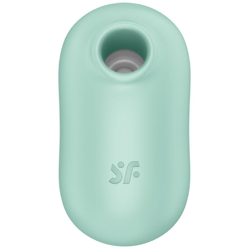 SATISFYER - PRO TO GO 2 DOUBLE AIR PULSE STIMULATOR & VIBRATOR GREEN - Imagen 2