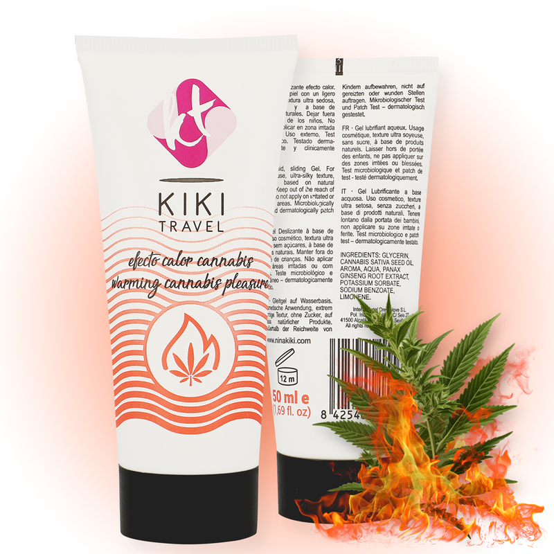 KIKÍ TRAVEL - CANNABIS HOT EFFECT LUBRICANT 50 ML - Imagen 2