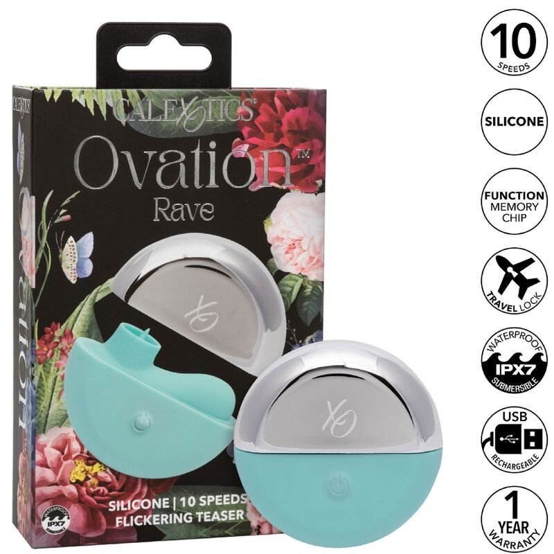 CALEXOTICS - OVATION RAVE STIMULATOR AQUA GREEN - Imagen 2