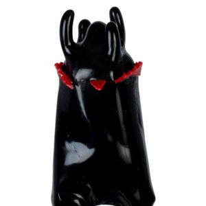 CONDOMERIE - HANDPAINTED NOVELTY CONDOMS BLACK TOWER XL