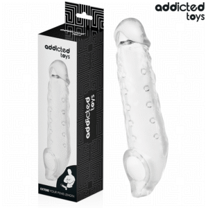 ADDICTED TOYS - TRANSPARENT PENIS SHEATH SIZE M 27 CM