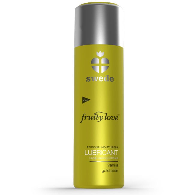 SWEDE - FRUITY LOVE LUBRICANT VANILLA GOLD PEAR 100 ML - Imagen 2