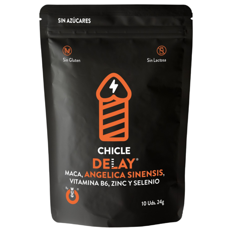 WUG SEX SENSE - DELAY CHICLE RETARDANTE EYACULACIÓN 10 UNIDADES