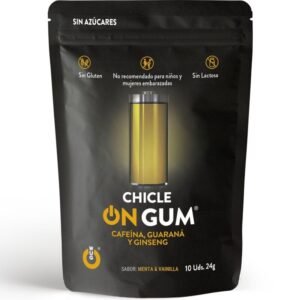 WUG GUM - ON CHICLE CAFEÍNA
