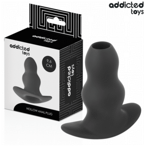 ADDICTED TOYS - HOLLOW ANAL PLUG SILICONE SIZE M 9.6 CM