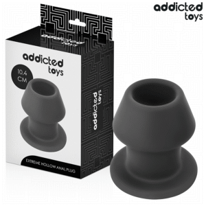 ADDICTED TOYS - EXTREME HOLLOW ANAL PLUG SILICONE SIZE L 10.4 CM