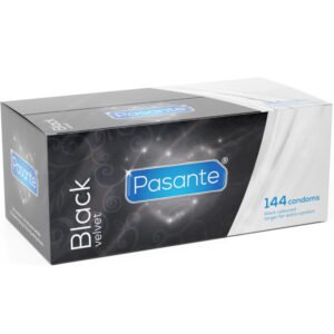 PASANTE - BLACK VELVET PRESERVATIVOS CAJA 144 UNIDADES