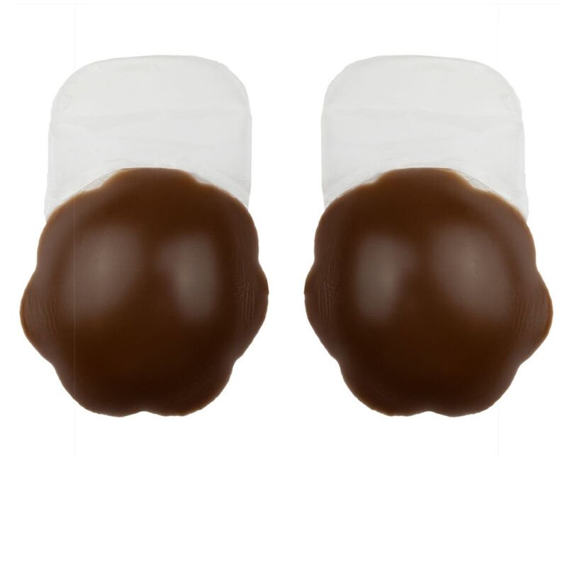 BYE-BRA - ELEVADOR PECHO PUSH-UP SILICONA MARRÓN TALLA XL - Imagen 2