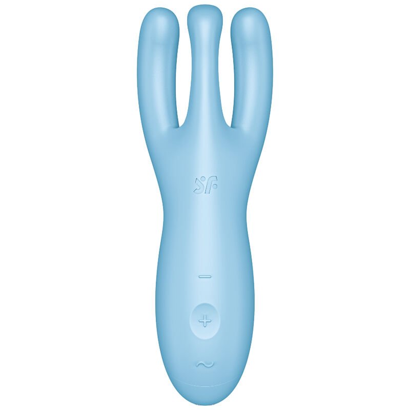 SATISFYER - THREESOME 4 VIBRADOR APP AZUL - Imagen 2