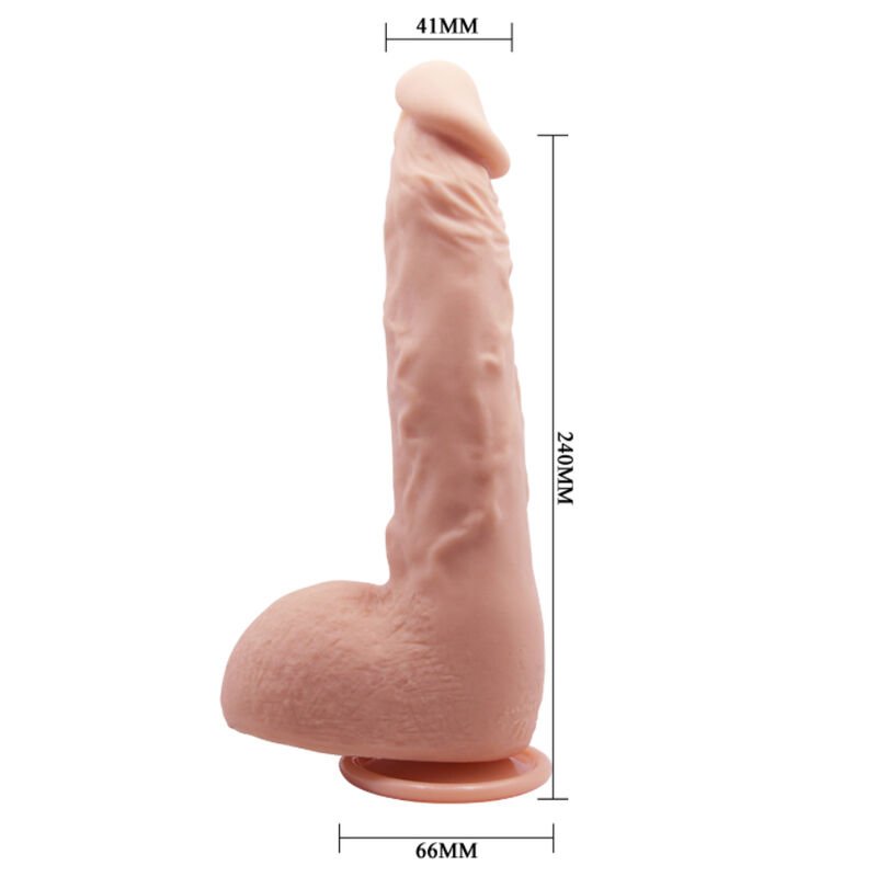 BAILE - DILDO REALÍSTICO JASON NATURAL 24 CM - Imagen 2